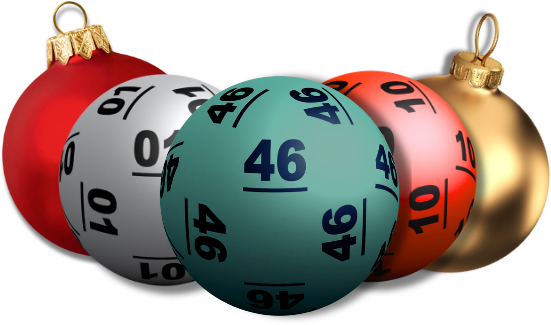 Lottery ball and baubles
